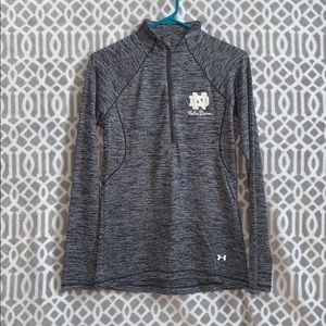 Under armour Notre Dame half zip